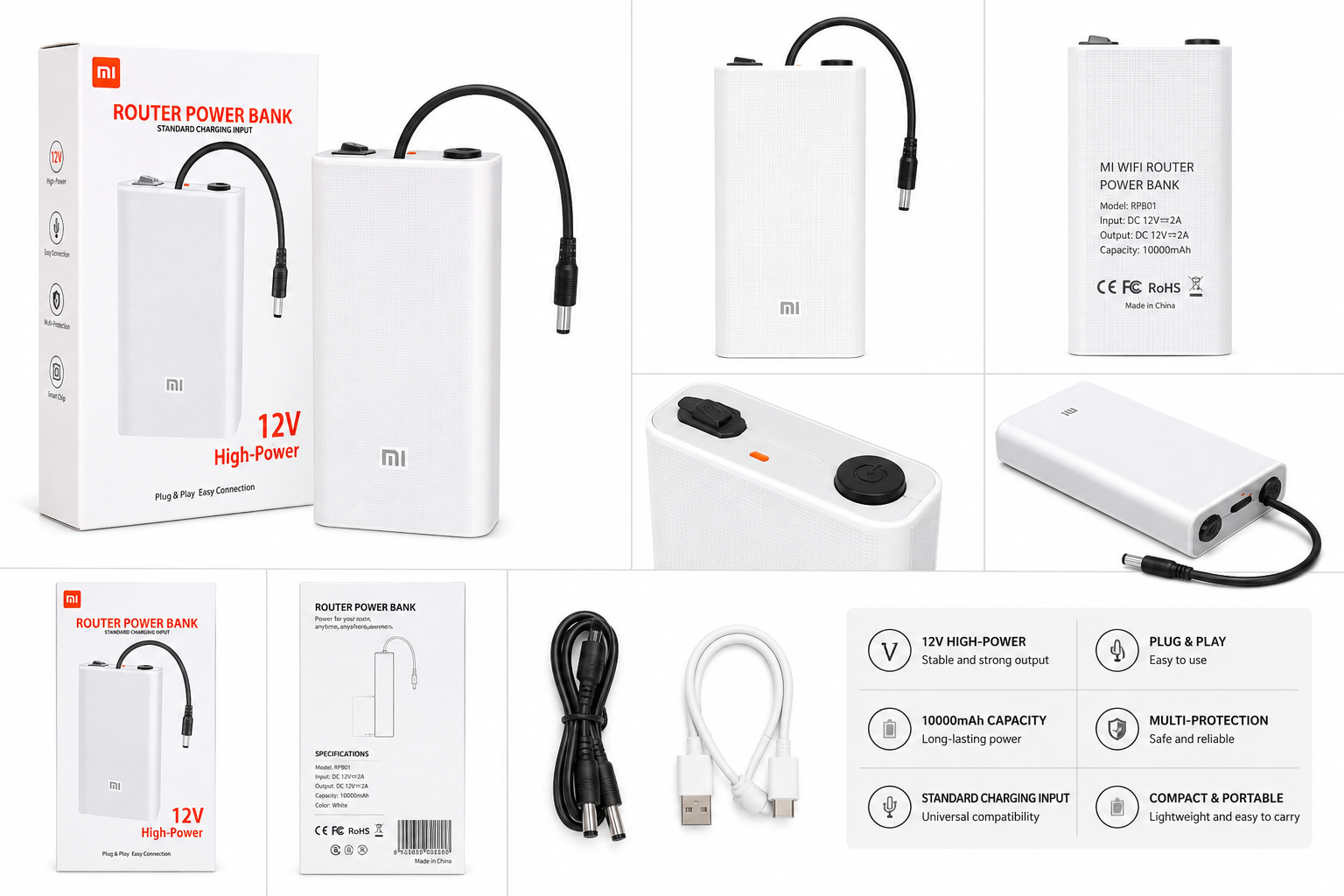 MI WiFi Router Power Bank – 12V High Power